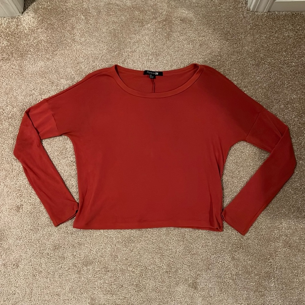 Forever 21 Boxy Lightweight Long Sleeve
